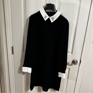 Victoria Beckham for Target sz M black shift dress NEW